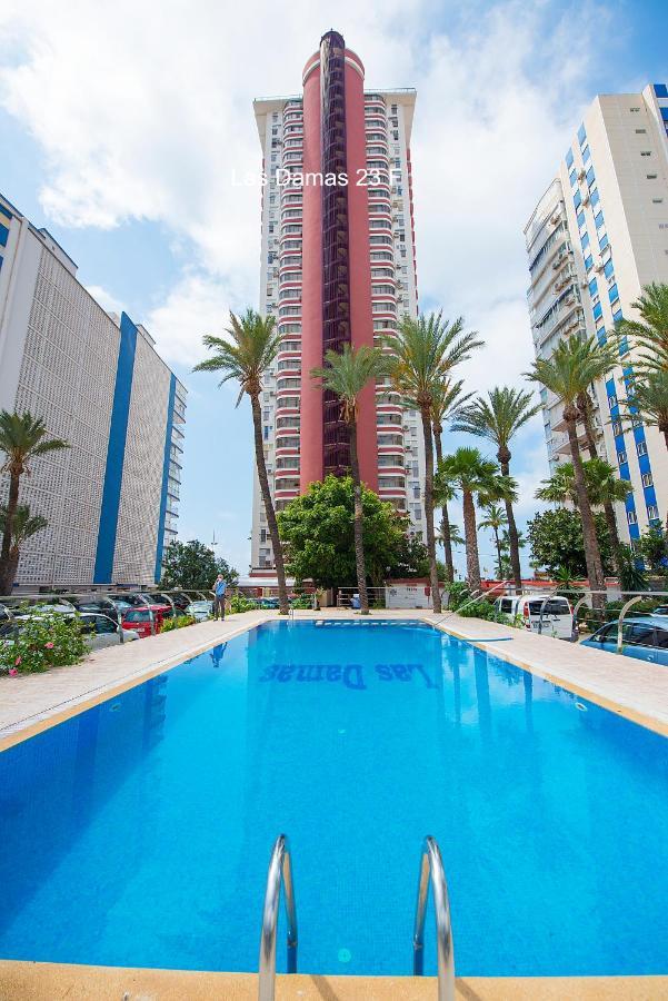 Las Damas Premium 23F Beach Front - Pool & Parking Benidorm Extérieur photo