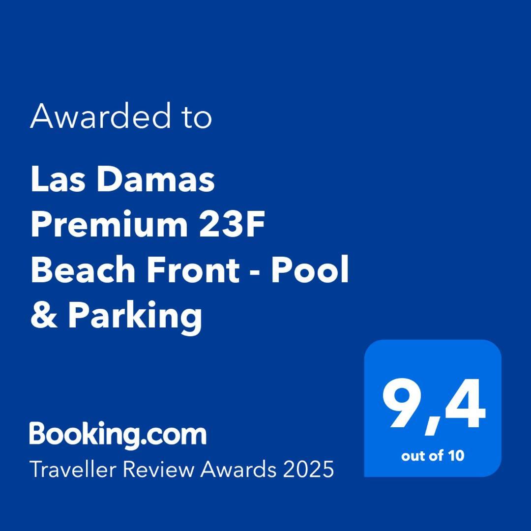 Las Damas Premium 23F Beach Front - Pool & Parking Benidorm Extérieur photo